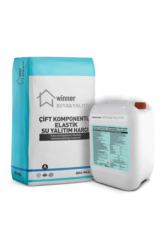 WN-201 İKİ KOMPONENTLİ TAM ELASTİK SU YALITIM MALZEMESİ / 20 KG.+10 LT. / TAKIM